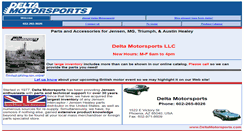 Desktop Screenshot of deltamotorsports.com